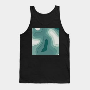 Colorful Geology pattern Tank Top